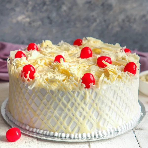 White Forest Cake